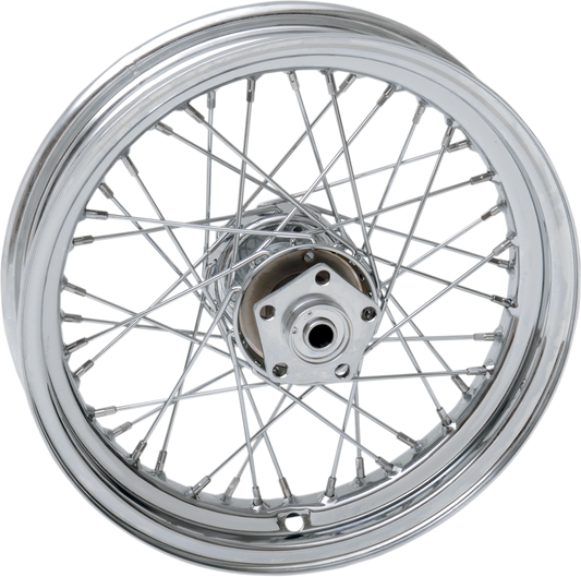 Replacement Laced Wheel | Wheel - Laced - 40 Spoke - Front/Rear - Chrome - 16x3 - '73-'84 Harley-Davidson