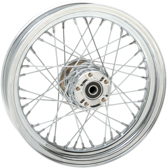 Replacement Laced Wheel | Wheel - Laced - 40 Spoke - Rear - Chrome - 16x3 - '00-'06 Dyna/Softail/Sportster
