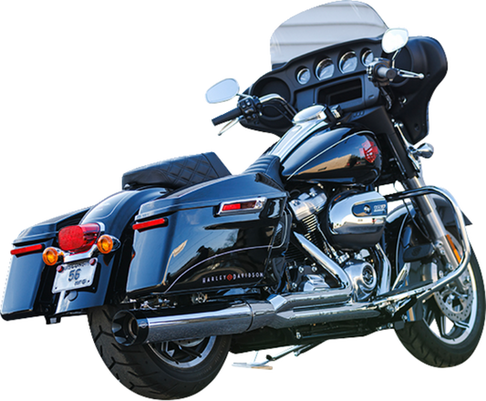 2-into-1 Sidewinder Exhaust System | 2-into-1 Sidewinder Exhaust System - 50-State - Chrome - M8 Touring