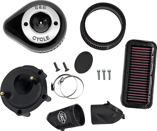 Stealth Air Cleaner Kit with Cover | Stealth Air Cleaner Kit with Cover - Black - Indian