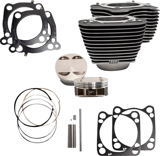 Cylinder Kit | Cylinder Kit - 4.375" Stroke - Wrinkle Black w/Highlights - M8