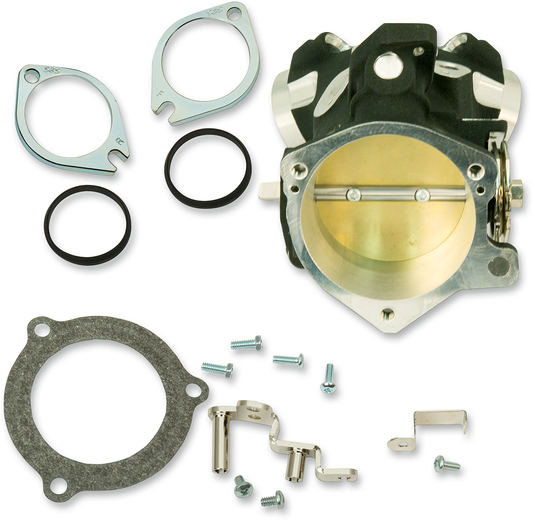 Throttle Hog Cable Operated Throttle Body Kit | Throttle Hog Cable Operated Throttle Body Kit - Black - 66 mm - 124" Engine