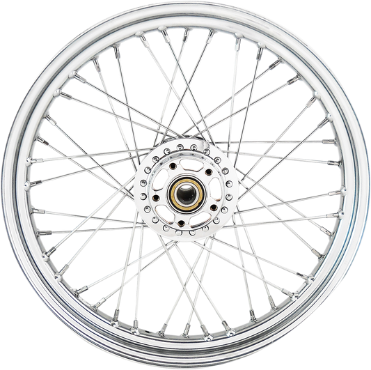 Replacement Laced Wheel | Wheel - Laced - 40 Spoke - Front - Chrome - 19x2.5 - '14-'22 Sportster