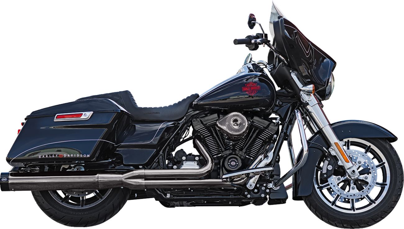 2-into-1 Sidewinder® Exhaust System | 2-into-1 Lava Chrome Sidewinder® Exhaust System - Race Only