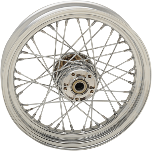 Replacement Laced Wheel | Wheel - Laced - 40 Spoke - Rear - Chrome - 16x3 - '14-'22 Sportster