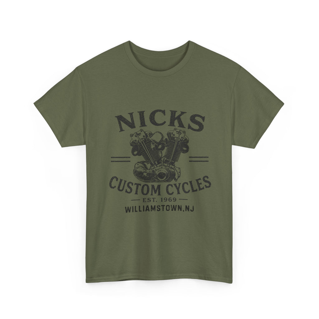 Nick's Custom Cycles T-Shirt (FRONT ONLY)
