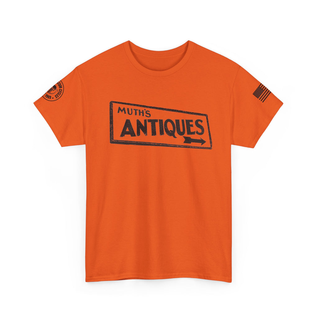 Muth's Antiques Sign T-Shirt (FRONT AND BACK)
