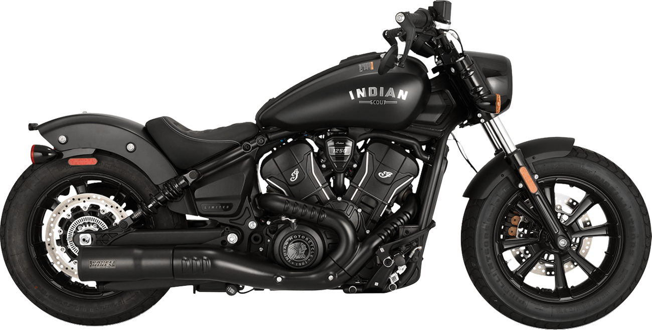Hi-Output Slip-On Muffler | Hi-Output Slip-On Muffler - Black - Indian Scout/Bobber