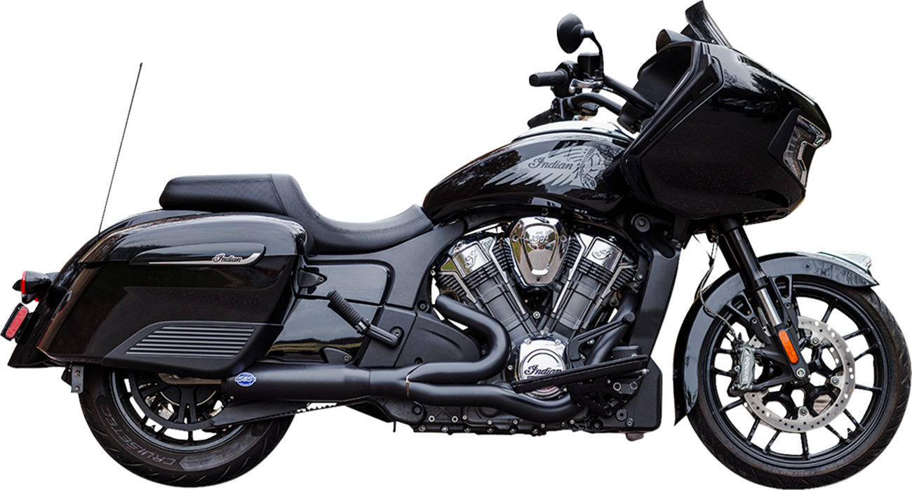 2-into-1 Qualifier Exhaust System | 2-into-1 Qualifier Exhaust System - Race Only - Black - Stainless Steel