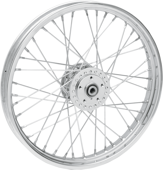 Replacement Laced Wheel | Wheel - Laced - 40 Spoke - Front - Chrome - 21x2.15 - '84-'98 Harley-Davidson