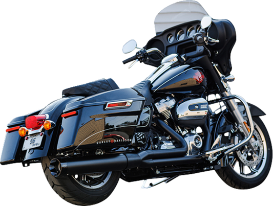 2-into-1 Sidewinder Exhaust System | 2-into-1 Sidewinder Exhaust System - 50-State - Black - M8 Touring
