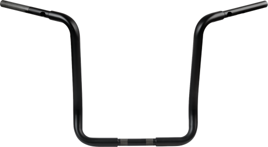 1-1/4" Buffalo Bar Handlebar | Handlebar - Buffalo - Ape Hanger - 17" - TBW - Flat Black