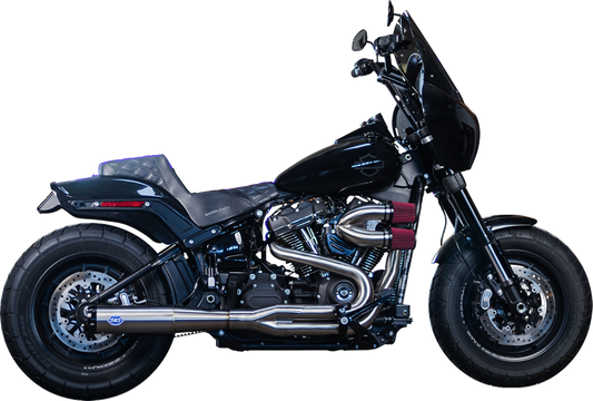 2-into-1 Superstreet Exhaust System | 2-into-1 Superstreet Exhaust System - Brushed Stainless Steel