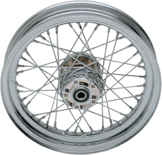 Replacement Laced Wheel | Wheel - Laced - 40 Spoke - Rear - Chrome - 16x3 - '97-'99 Dyna/Softail