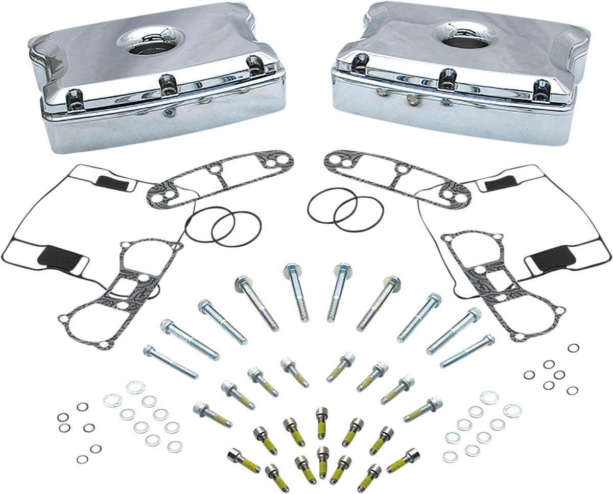 Chrome Rocker Boxes | Die Cast Rocker Box - Evolution Big Twin | Buell | XL