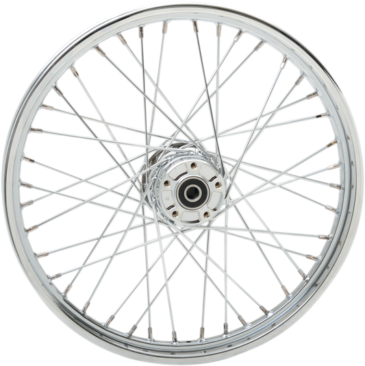 Replacement Laced Wheel | Wheel - Laced - 40 Spoke - Front - Chrome - 21x2.15 - '00-'06 Softail/Dyna