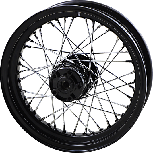 Replacement Laced Wheel | Wheel - Laced - 40 Spoke - Rear - Black - 16x3 - '97-'99 Dyna/Sportster