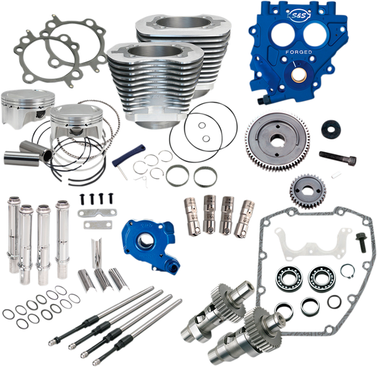 100" Power Package Engine Performance Kit | 100" Power Package - 585GE - Gear Drive - Silver - Twin Cam 88
