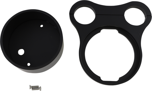 Tee-Bar Gauge Mounts | 1.5" T-Bar Gauge Mount - Gloss Black - For OEM Gauge