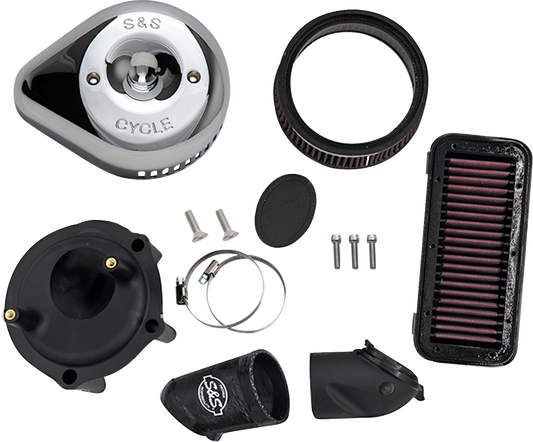 Stealth Air Cleaner Kit with Cover | Stealth Air Cleaner Kit with Cover - Chrome - Indian