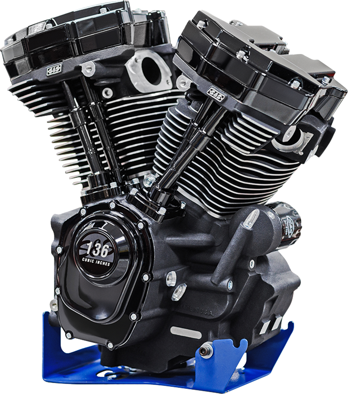 MK136 Black Edition Engine with 550G Cam | MK136 Black Edition Engine - 550G Gear Drive - Oil Cooled - Race Only - M8 Touring