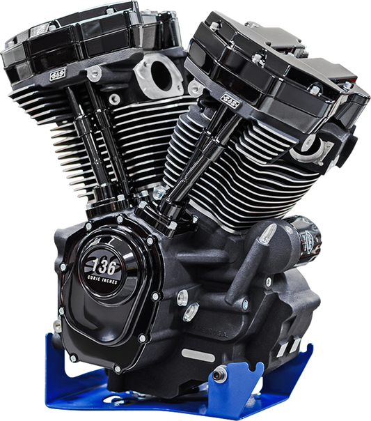 MK136 Black Edition Engine with 550G Cam | MK136 Black Edition Engine - 550G Gear Drive - Oil Cooled - Race Only - M8 Touring