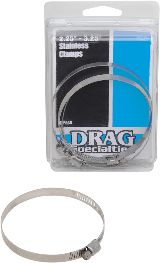 Worm Clamp | Clamps - Stainless Steel - 2.25"-3.25"