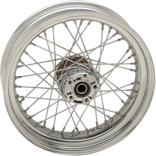 Replacement Laced Wheel | Wheel - Laced - 40 Spoke - Rear - Chrome - 17x4.5 - '12-'17 Dyna