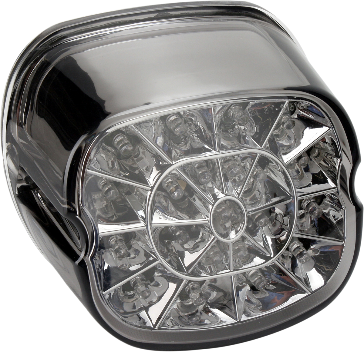 Web LED Taillights | Taillight - Smoke - Bottom Tag