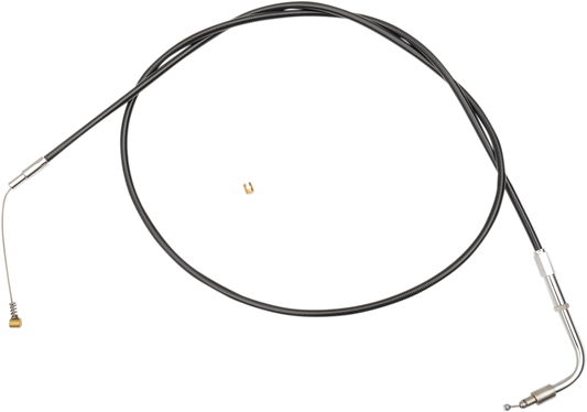 Black Vinyl Throttle/Idle Cable | Black Vinyl Idle Cable - 48" - Black