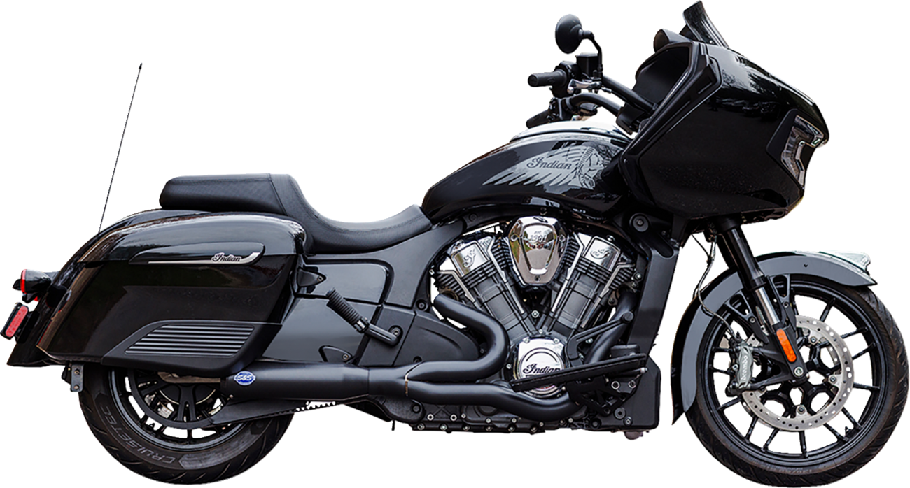 2-into-1 Qualifier Exhaust System | 2-into-1 Qualifier Exhaust System - 50-State - Black - Stainless Steel