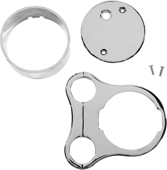 Tee-Bar Gauge Mounts | 1.5" T-Bar Gauge Mount - Chrome - For OEM Gauge