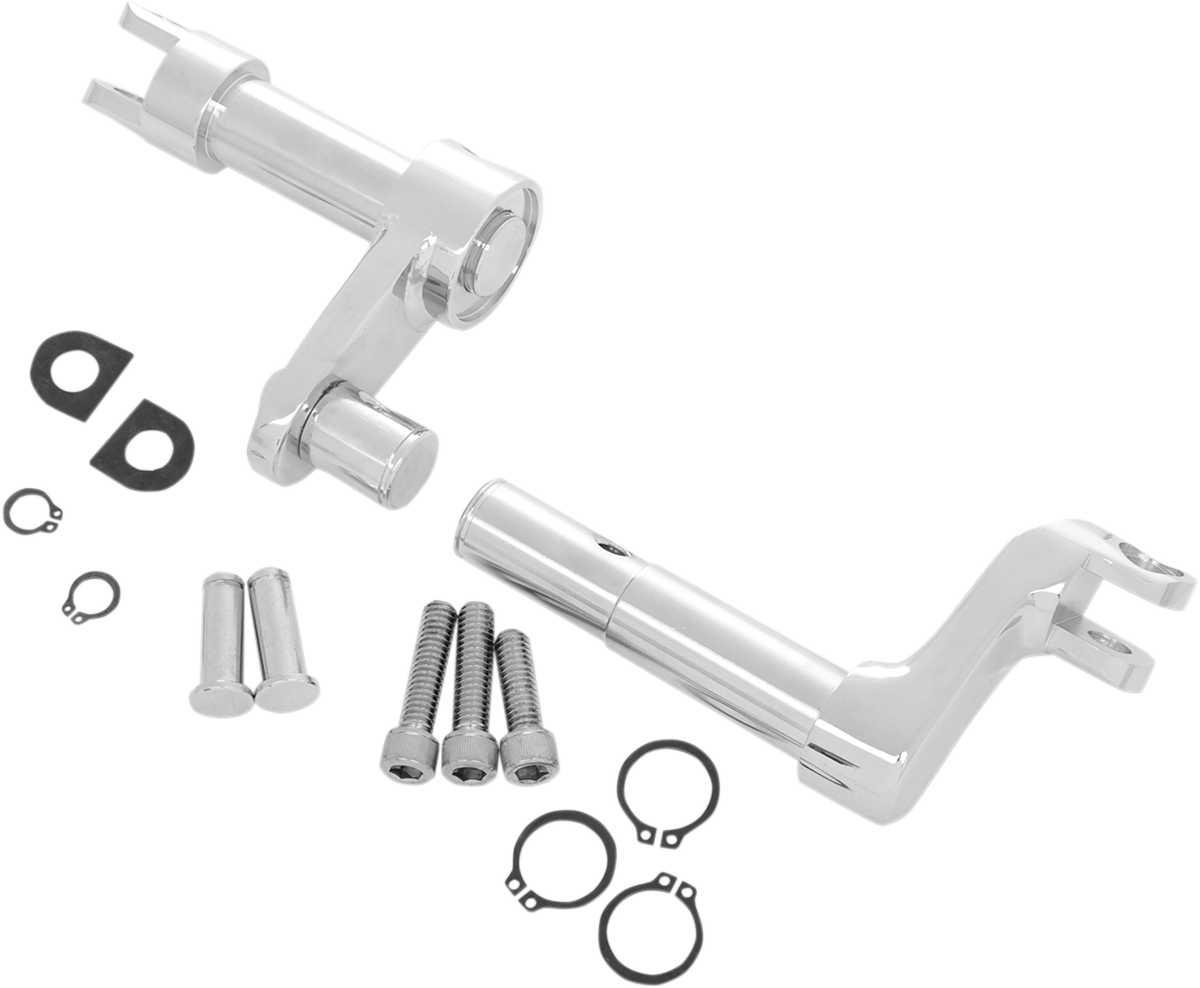 XL Forward Control Conversion Kit | Footpeg Mount - 2" Extended - Chrome