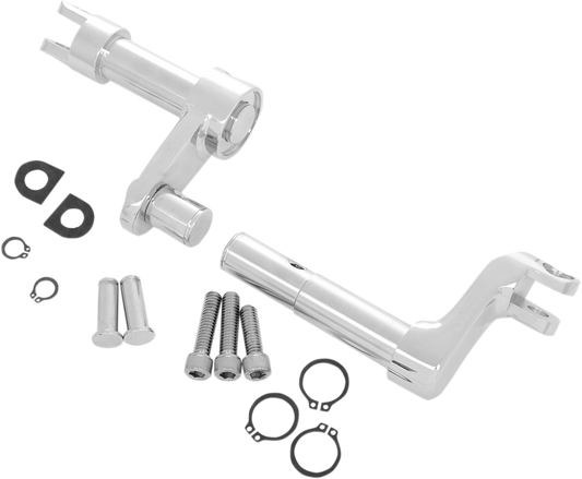 XL Forward Control Conversion Kit | Footpeg Mount - 2" Extended - Chrome