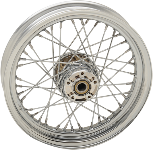 Replacement Laced Wheel | Wheel - Laced - 40 Spoke - Front - Chrome - 16x3 - '08-'17 Touring