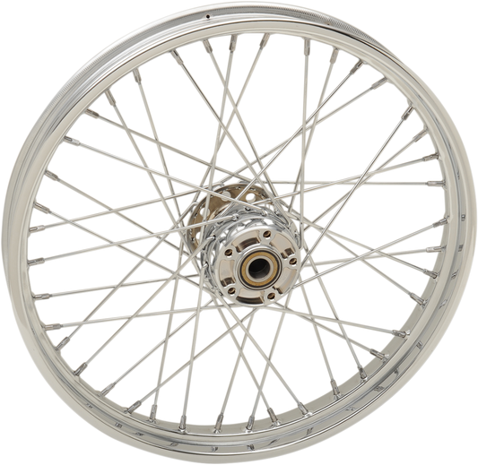 Replacement Laced Wheel | Wheel - Laced - 40 Spoke - Front - Chrome - 21x2.15 - '07-'17 Softail