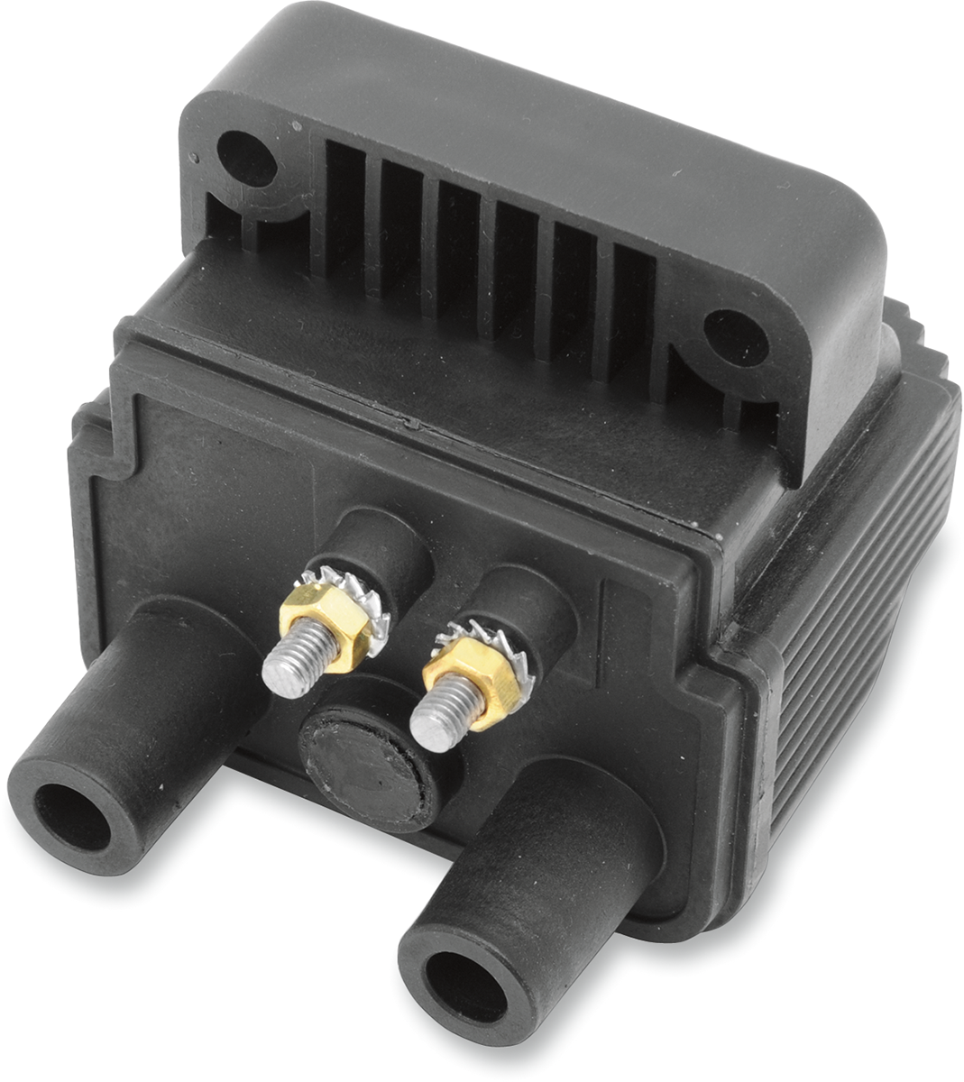 12 Volt Mini Dual-Fire Ignition Coil | Mini Ignition Coil - 4 Ohm - Black