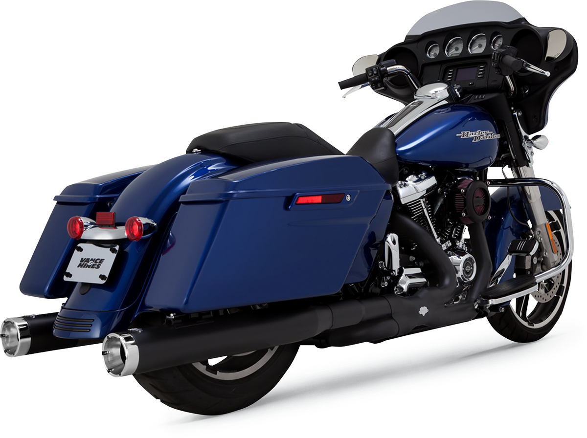 Monster Round Slip-On Muffler | Monster Round Muffler for FL - Black