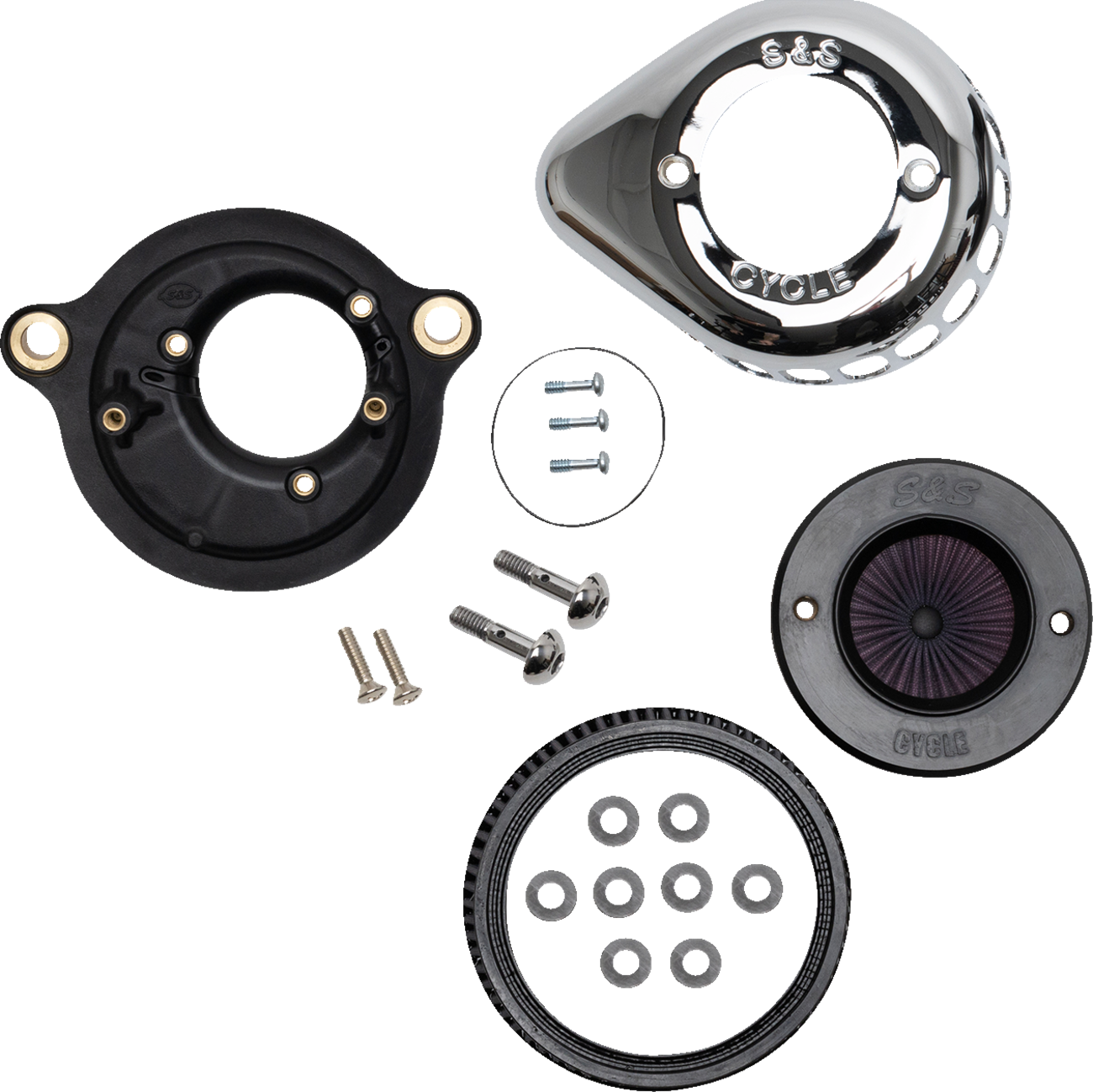Air Stinger Stealth Air Cleaner Kit | Air Stinger Stealth Air Cleaner Kit - Chrome