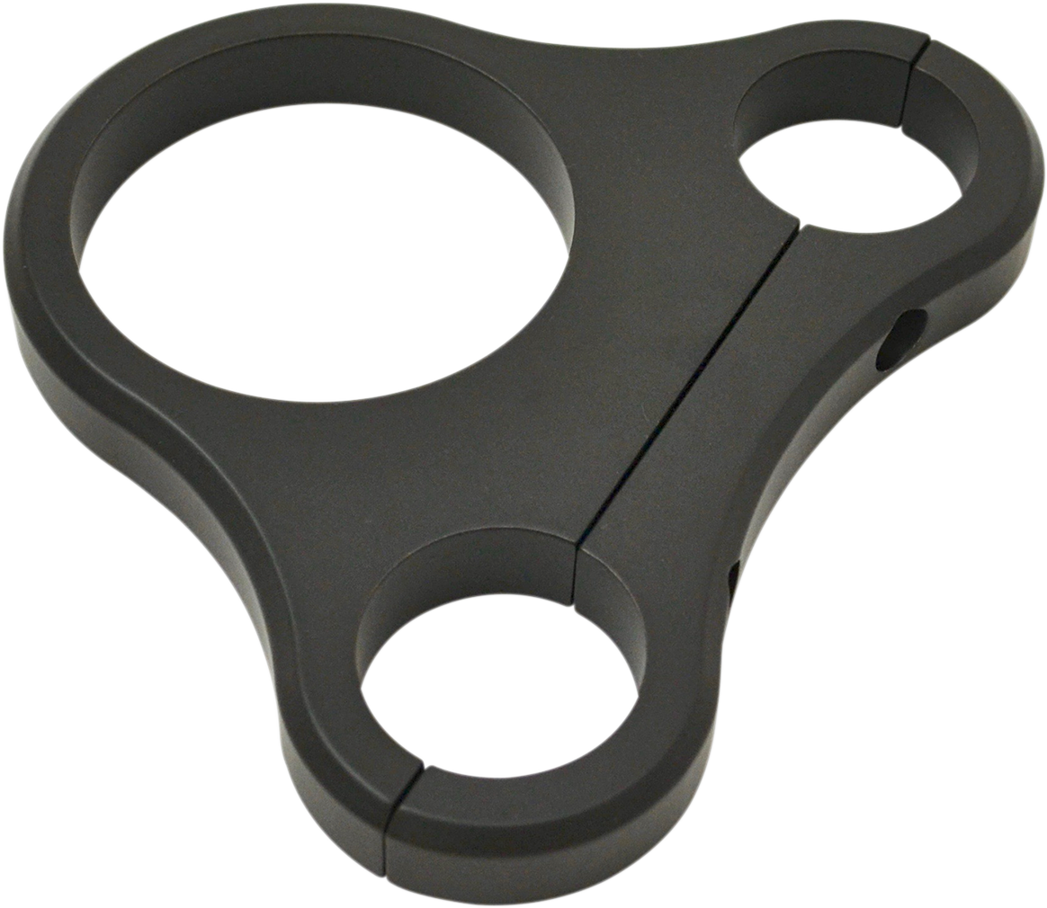 Tee-Bar Gauge Mounts | 1.25" T-Bar Single Gauge Mount - Flat Black - For 2.375/2.4" Mini Gauge