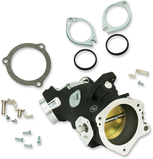 Throttle Hog Cable Operated Throttle Body Kit | Throttle Hog Cable Operated Throttle Body Kit - Black - 58 mm - 111" Engine