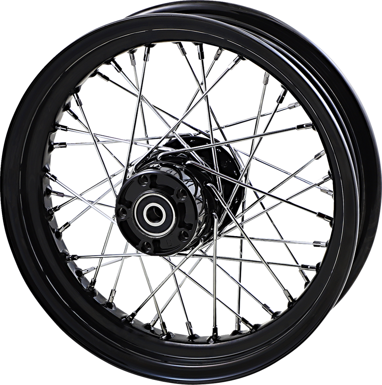 Replacement Laced Wheel | Wheel - Laced - 40 Spoke - Rear - Black - 16x3 - '00-'06 Dyna/Softail/Sportster