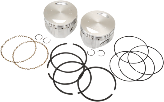 Piston Kit for S&S Motors | Piston Kit - For 100"/107" Super Sidewinder® - 4.000" - +0.020"