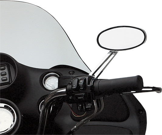 Stealth Mirror with Dual Intensity LEDs | Mirror - Stealth II - Side View - Chrome - Right