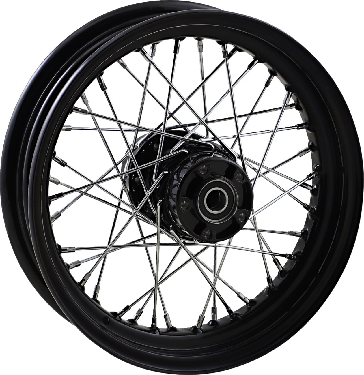 Replacement Laced Wheel | Wheel - Laced - 40 Spoke - Rear - Black - 16x3 - '08-'22 Sportster