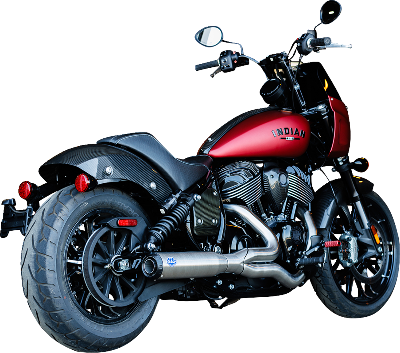 2-into-1 Qualifier Exhaust System | 2-into-1 Qualifier Exhaust System - Stainless - 49-State - Indian Chief