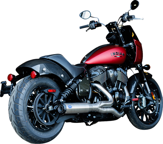 2-into-1 Qualifier Exhaust System | 2-into-1 Qualifier Exhaust System - Stainless - 49-State - Indian Chief