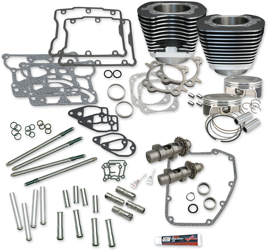 106" Hot Set Up® Engine Performance Kit | 106" Hot Set Up® Kit - 3.967" Bore - Wrinkle Black - Twin Cam