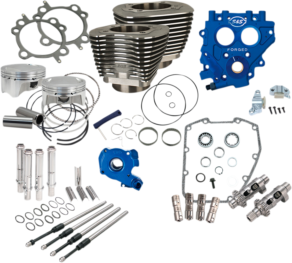 100" Power Package Engine Performance Kit | 100" Power Package - 585CE - Chain Drive - Wrinkle Black - Twin Cam 88