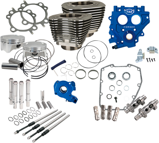100" Power Package Engine Performance Kit | 100" Power Package - 585CE - Chain Drive - Wrinkle Black - Twin Cam 88